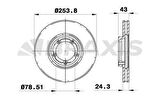ON FREN DISK AYNASI FORD TRANSIT IV V 2.5D T12 94-00 HAVA SOGUTMALI - BRAXIS AE0164