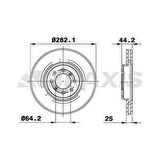 ON FREN DISK AYNASI MG ZR ZS 1.8I 2.5I 2.0TD - BRAXIS AE0781
