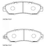 ON FREN BALATASI HONDA CRV 2.4 2012- CRV 1.6 DTEC 2015- CRV 2.2 DTEC 2012- - BRAXIS AA0752