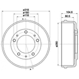 FREN KAMPANASI TRANSIT V184 TEK TEKER 280x104 - BRAXIS AD5020