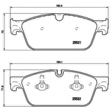 FREN BALATASI ON GL-CLASS X166 12-15 ML-CLASS W166 11-15 - BRAXIS AA0677