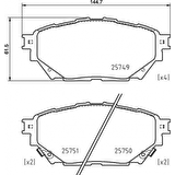 ON - ARKA FREN BALATASI FUSO CANTER TFB75 TFB85 TEB91 EURO5 10- TEMSA PRESTIJ 10- - BRAXIS AA0764