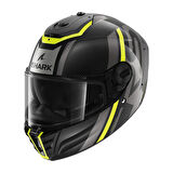SHARK SPARTAN RS CARBON SHAWN SARI SİYAH GRİ KAPALI KASK