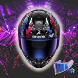 Shark Skwal İ3 Hellcat Kapalı Kask - Mavi
