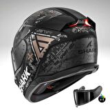 Shark Skwal i3 Hellcat Mat Kapalı Kask - Antrasit/Siyah