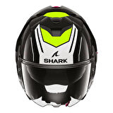 SHARK OXO RYDGER SİYAH BEYAZ SARI ÇENE AÇILIR KASK