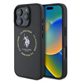 Apple iPhone 16 Pro Max Uyumlu Kılıf U.S. Polo Assn. Orjinal Lisanslı Magsafe Şarj Özellikli Circle ve Double Horse Logolu Deri Kapak