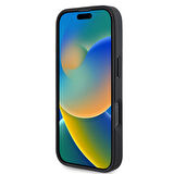 Apple iPhone 16 Pro Max Uyumlu Kılıf U.S. Polo Assn. Orjinal Lisanslı Magsafe Şarj Özellikli Circle ve Double Horse Logolu Deri Kapak