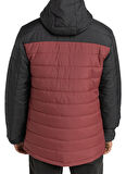Billabong Kırmızı Erkek Kapüşonlu   Ceket F1JK36 SURF CHECK PUFFER