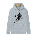 Moda Erkekler Harajuku Baskı Grafik Kapüşonlular Unisex Sonbahar Kış Rahat Kazak Basketbol Ti