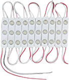 Beyaz 3 Ledli Kablolu Parmak Led 12 v 5 adet