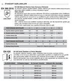 Nitril Kaplamalı Aramid Eldiven Starline E-115100 4231b X2xxxx (P) Beden 8