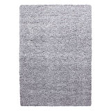 Modern Düz Desenli Gri Oturma Odası Halısı Salon Halısı Uzun Tüylü Yumuşak Dokulu Kolay Bakım 
