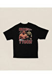 Iron Mike Tyson Baskılı Unisex Oversize Efsane Boksör Tişört