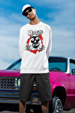 Misfits Baskılı Unisex Oversize Müzik Grubu Sweatshirt
