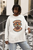 No Pain No Gain Baskılı Unisex Oversize Fitness Gym Vintage Sweatshirt