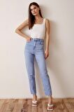 Dar Paça Denim Jean Mavi