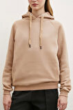 Kapşonlu Sweatshirt Kahve