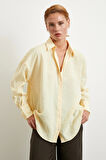 Basic Modal Gömlek Sarı