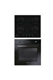 Hoover Canddy 2'Li Siyah Cam Turbolu Ankastre Set (Cvw6Bb-fcp405n/e)