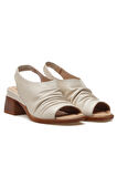 VENÜS Kadın Hakiki Deri Topuklu Günlük Sandalet 25y 2311513y Z