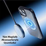Coofbe Premium Darbe Emici Magsafe İphone 15 Kılıf Parmak İzi Önleyici İphone 15 Kılıf Sert PC-TPU Kılıf