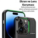 Coofbe Premium Deri 3in1 Magsafe iPhone 13 Pro Max Kılıf Kartlık Telefon Standı Cüzdanlı Kılıf