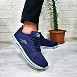 Jump 24937-24938 Lacivert Fuspetli  Hafif Rahat Spor Ayakkabı