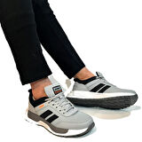 Jump 30601 Gri Memory HAfızalı Ortapedik Hafif Spor Ayakkabı