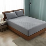 Sıvı Geçirmez Yatak Koruyucu Alez - Micro Kapitone Fitted Full Kenar Lastikli - Sessiz ve Nefes Alan
