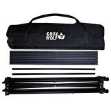 Gray Wolf Alüminyum Deluxe Katlanır Kamp Masası (Taşıma Çantalı) ALM102