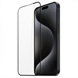 Coofbe 9H Parmak İzi Bırakmaz 0.3MM İnce Full Kaplama HD Cam iPhone 15 Pro Ekran Koruyucu oleofobik 