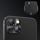 Coofbe 3D Hd Görüntü Tempered Metal İphone 15 Kamera Koruma Camı İphone 15 Plus Kamera Lens Koruma