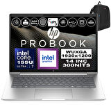 Hp Probook 440 G11 Intel Core Ultra 7 155U Ddr5 96GB 2tb SSD Intel® Aı Boost 14" Wuxga IPS Windows 11 Home Taşınabilir Bilgisayar A22YSEAH33 + Zetta Çanta