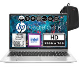 Hp Probook 450 G9 Intel Core I5 1235U 8gb 4tb SSD Freedos 15.6" HD(1366 x 768) 250 Nit Taşınabilir Bilgisayar 969L8ETF05 + Zetta Çanta