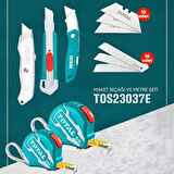 TOTAL Metre ve Maket Bıçağı Seti TOS23037E