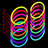 Himarry Glow Stick Parti Gözlüğü Glow Partisi Yuvarlak Şekilli Fosforlu Gözlük 6 Adet