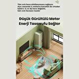 Coofbe Taşınabilir Hız Ayarlı Serenity Sessiz 1200 Mah Şarjlı Masaüstü Vantilatör Ev Ofis Vantilatör