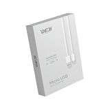 Deji Xiaomi Micro USB Şarj ve Data Kablosu Beyaz