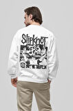 Slipknot Müzik Grubu Baskılı Unisex Oversize Sweatshirt