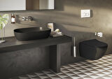 VitrA Outline 5993B483-0016 TV Çanak Lavabo, 63 cm, Mat Siyah