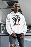 Kendrick Lamar Damn Baskılı Unisex Oversize Rapper Hoodie