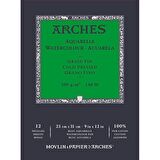 Arches Sulu Boya Blok Defter Cold Pressed 300g 12 Yaprak 23x31