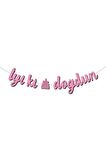 Kaligrafi Banner İyiki Doğdun Pembe