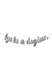 Kaligrafi Banner İyiki Doğdun Gümüş