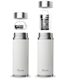Qwetch QT5030 Isı Yalıtımlı 400 ml Termos - İpeksi Beyaz