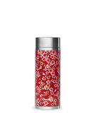 Qwetch QT5176 Çiçek Desenli Isı Yalıtımlı 400 ml Termos - Kırmızı