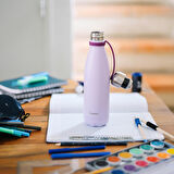 Qwetch QK9005 Kids Isı Yalıtımlı 500ml Termos - Kedi Desenli