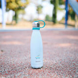 Qwetch QK9007 Kids Isı Yalıtımlı 500ml Termos - Minibüs Desenli