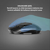 İNPHİC F1 Kablosuz Fare, Şarj Edilebilir Sessiz Kullanım 2.4G 500 mAh USB Mouse